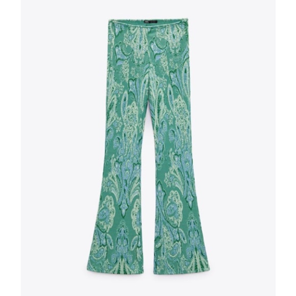 Zara flare floral pants
